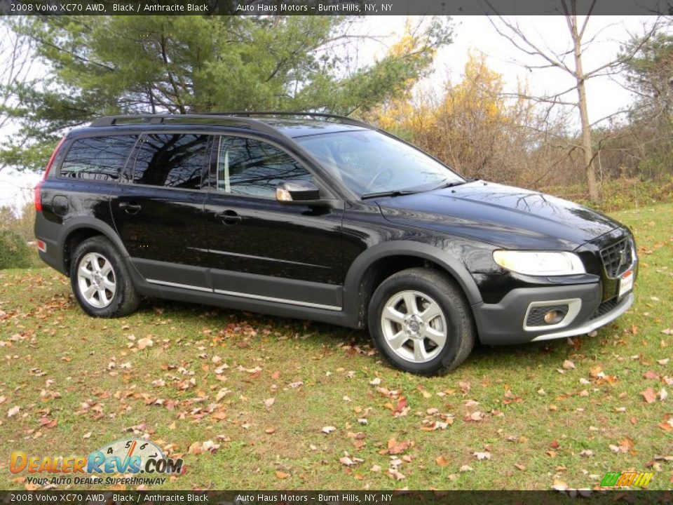 2008 Volvo XC70 AWD Black / Anthracite Black Photo #14
