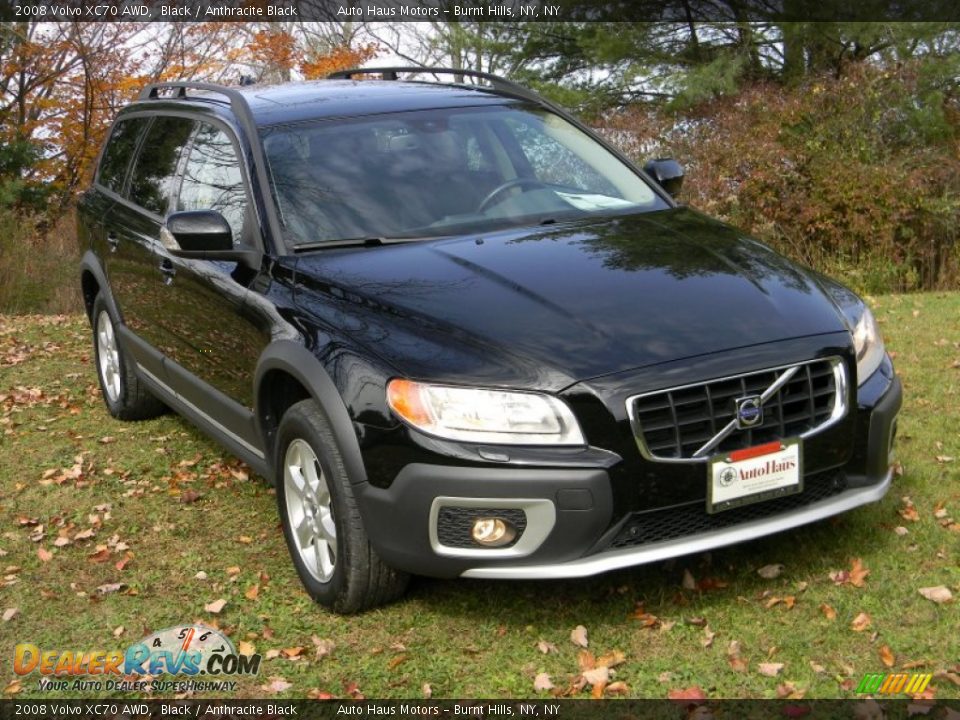 2008 Volvo XC70 AWD Black / Anthracite Black Photo #16