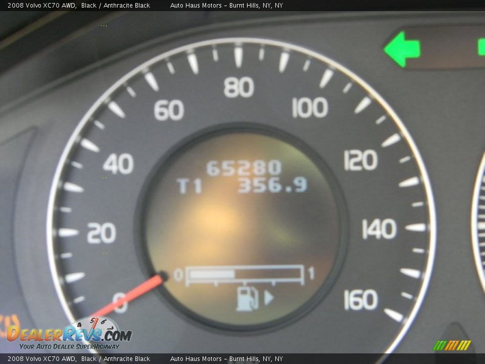 2008 Volvo XC70 AWD Black / Anthracite Black Photo #19