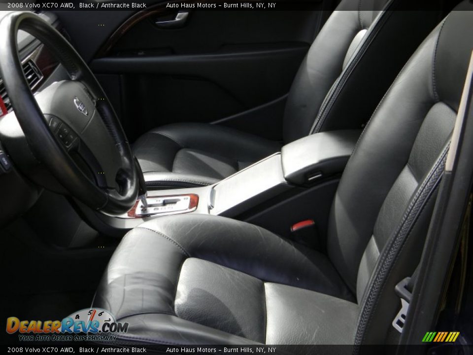 2008 Volvo XC70 AWD Black / Anthracite Black Photo #22