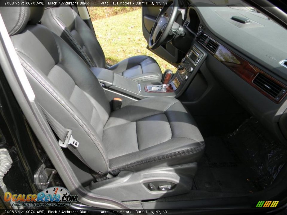 2008 Volvo XC70 AWD Black / Anthracite Black Photo #25