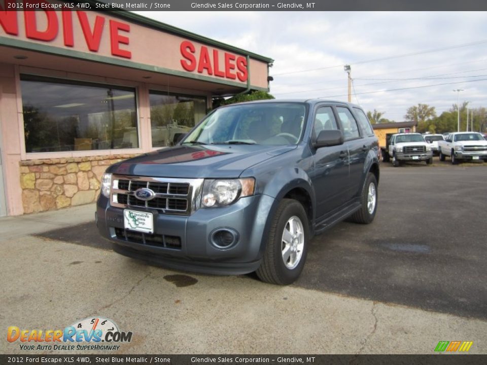 2012 Ford Escape XLS 4WD Steel Blue Metallic / Stone Photo #1