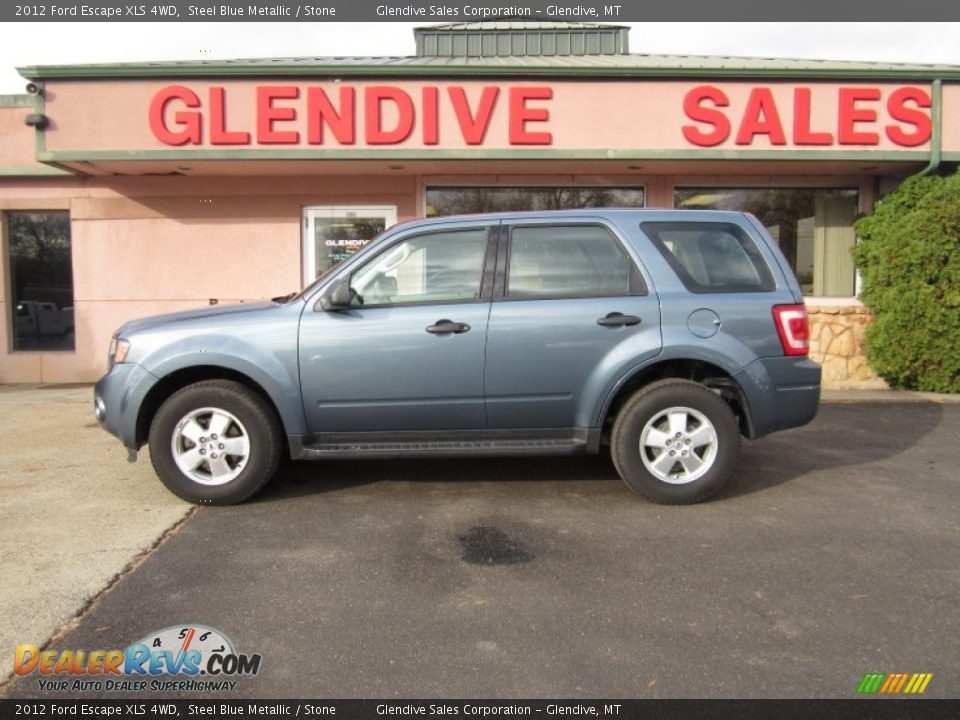 2012 Ford Escape XLS 4WD Steel Blue Metallic / Stone Photo #2