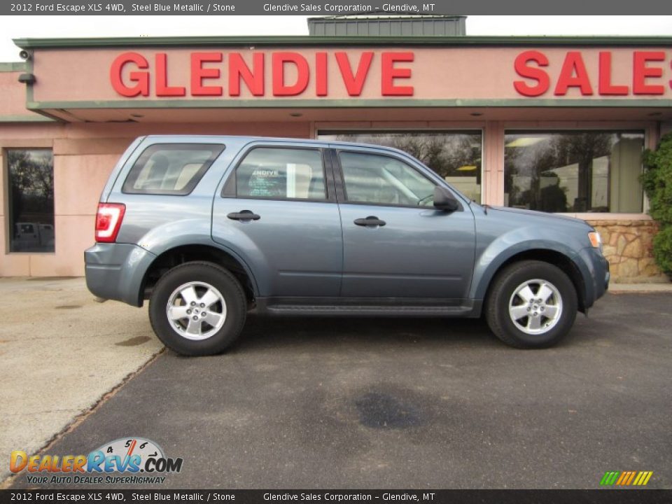 2012 Ford Escape XLS 4WD Steel Blue Metallic / Stone Photo #3