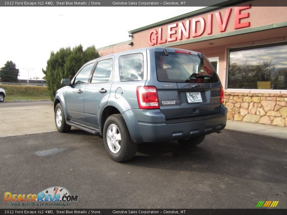 2012 Ford Escape XLS 4WD Steel Blue Metallic / Stone Photo #5