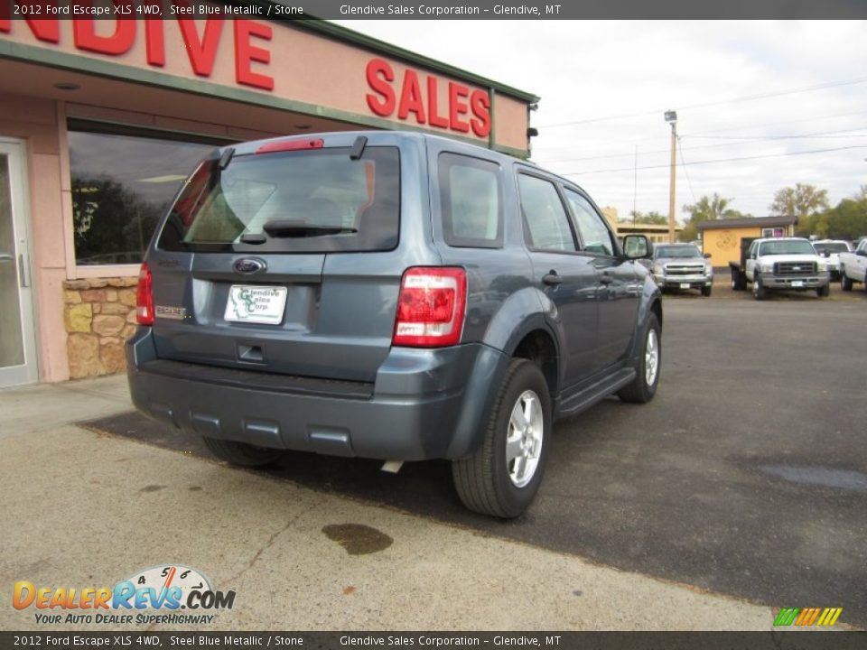 2012 Ford Escape XLS 4WD Steel Blue Metallic / Stone Photo #6