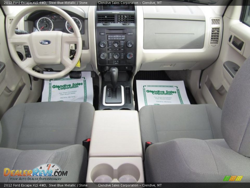2012 Ford Escape XLS 4WD Steel Blue Metallic / Stone Photo #7