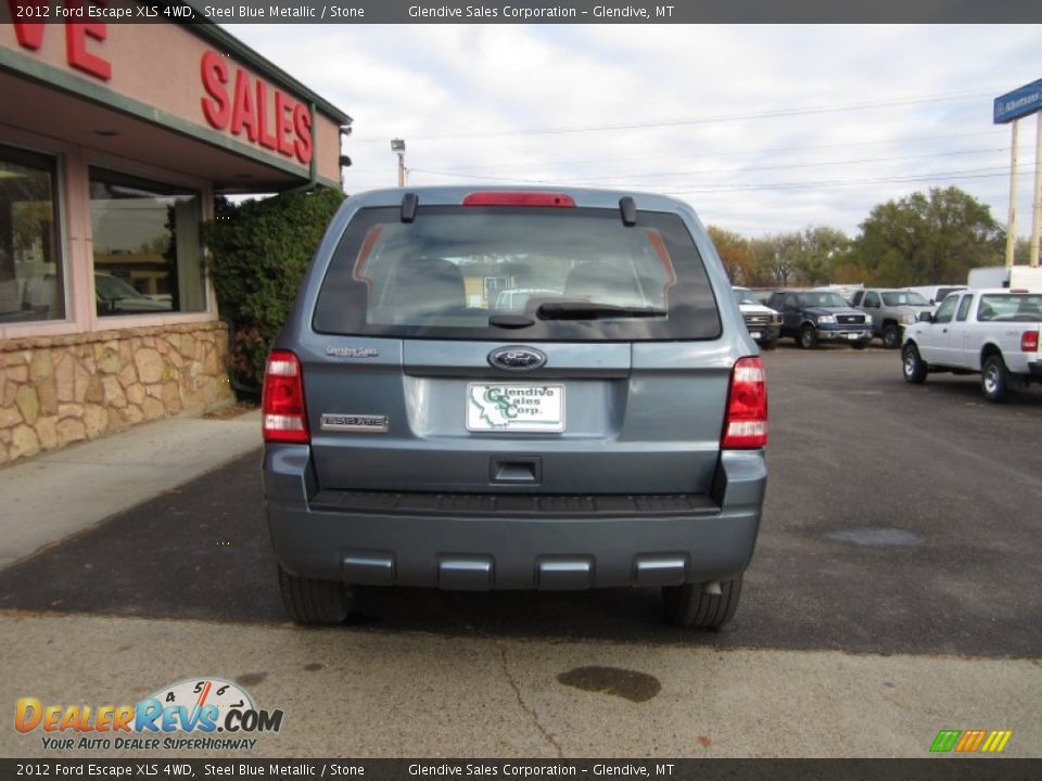 2012 Ford Escape XLS 4WD Steel Blue Metallic / Stone Photo #10