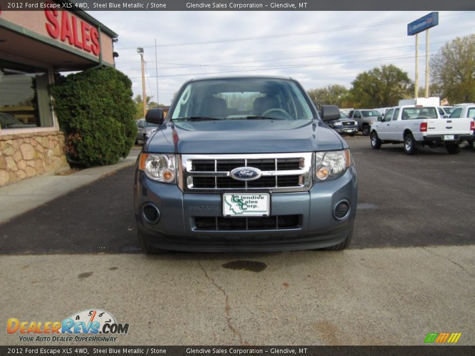 2012 Ford Escape XLS 4WD Steel Blue Metallic / Stone Photo #11