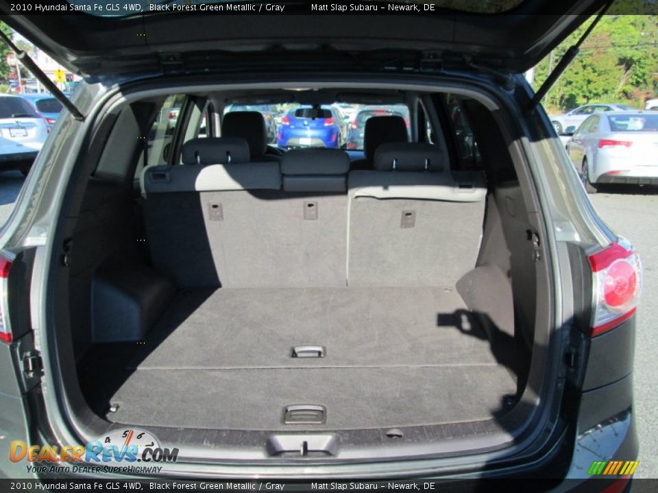 2010 Hyundai Santa Fe GLS 4WD Black Forest Green Metallic / Gray Photo #19