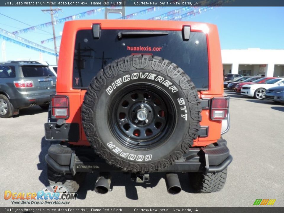 2013 Jeep Wrangler Unlimited Moab Edition 4x4 Flame Red / Black Photo #3