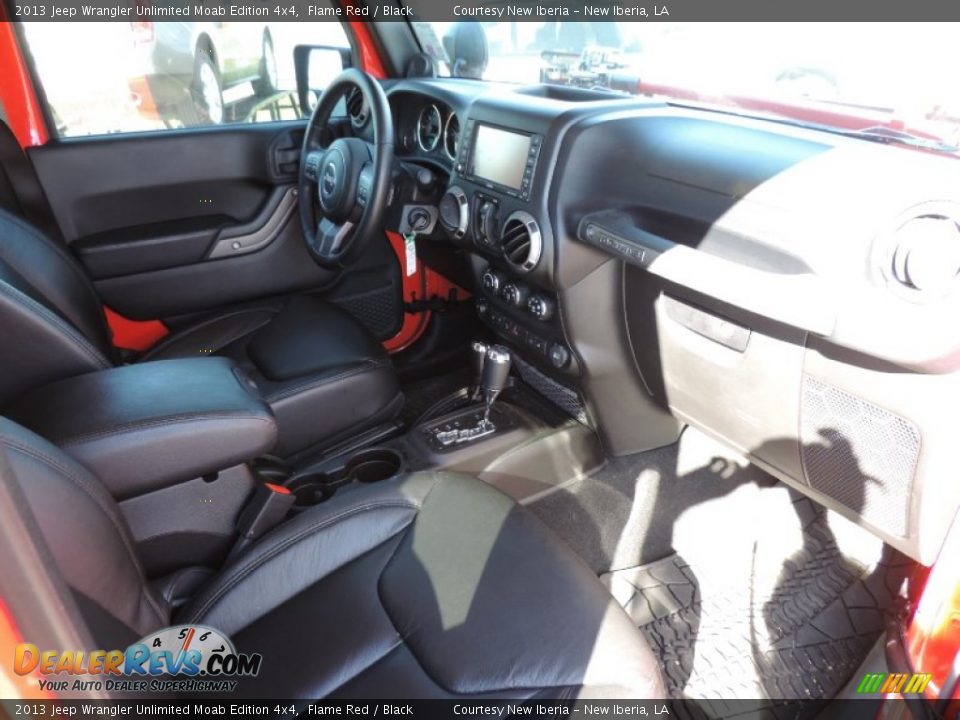 2013 Jeep Wrangler Unlimited Moab Edition 4x4 Flame Red / Black Photo #6