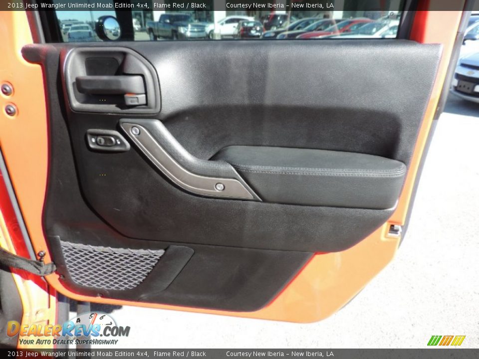 2013 Jeep Wrangler Unlimited Moab Edition 4x4 Flame Red / Black Photo #7