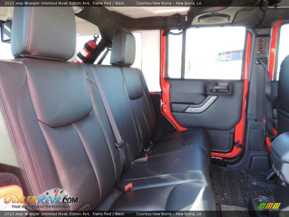 2013 Jeep Wrangler Unlimited Moab Edition 4x4 Flame Red / Black Photo #8