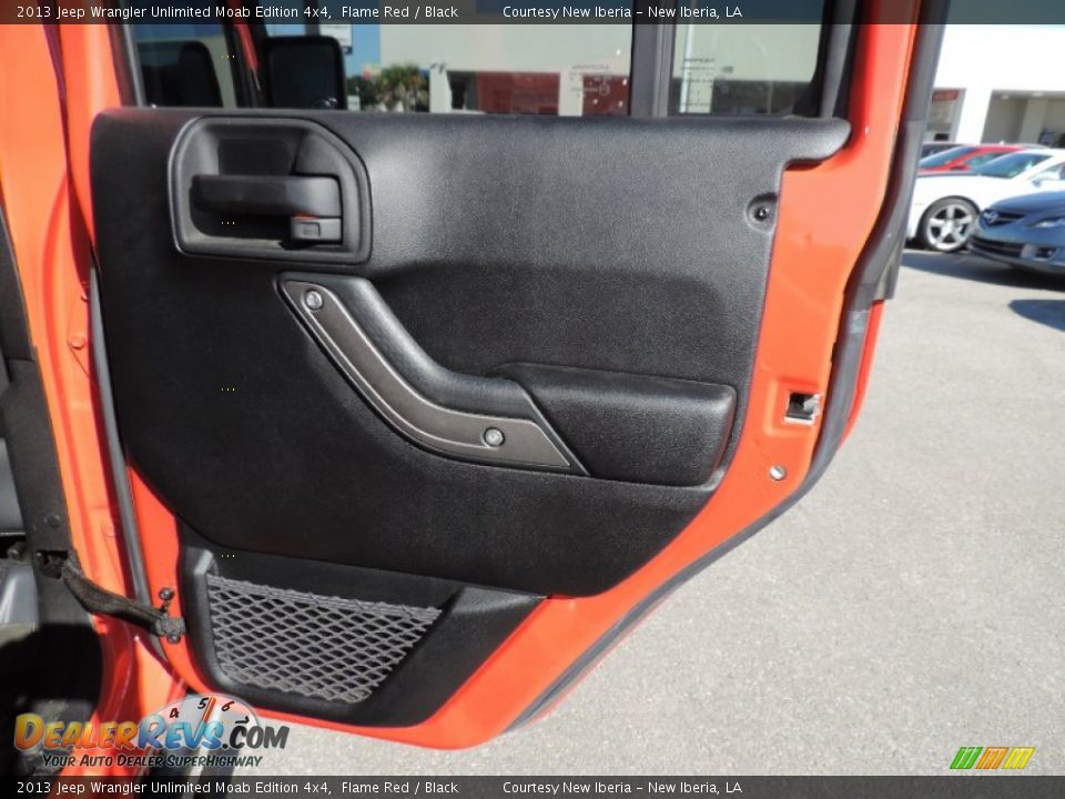 2013 Jeep Wrangler Unlimited Moab Edition 4x4 Flame Red / Black Photo #9