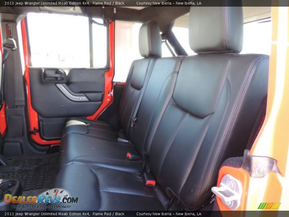2013 Jeep Wrangler Unlimited Moab Edition 4x4 Flame Red / Black Photo #10