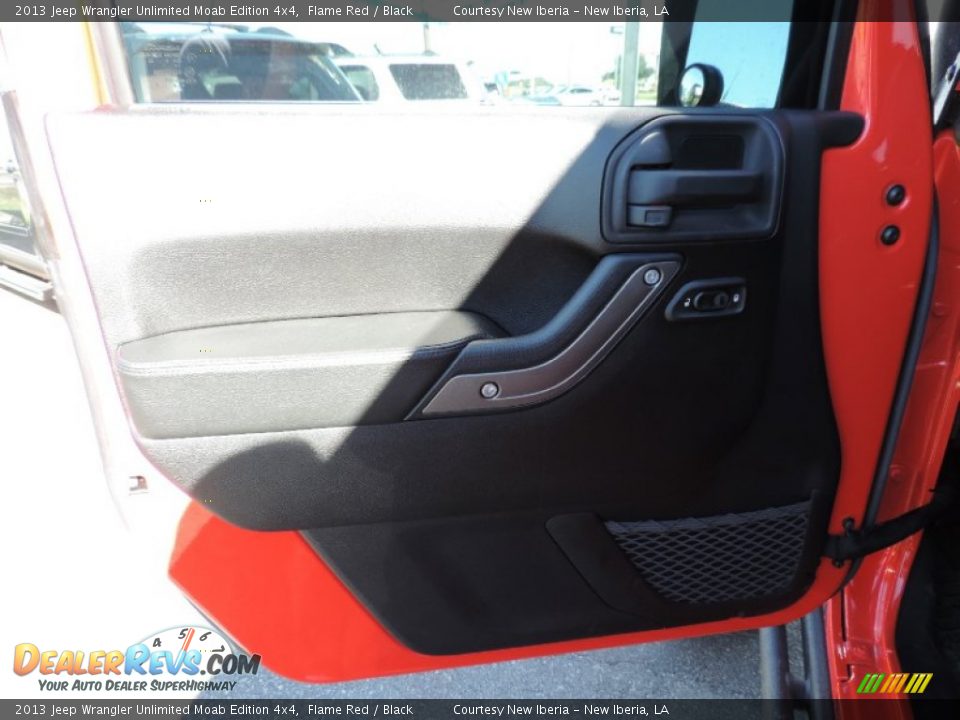 2013 Jeep Wrangler Unlimited Moab Edition 4x4 Flame Red / Black Photo #12