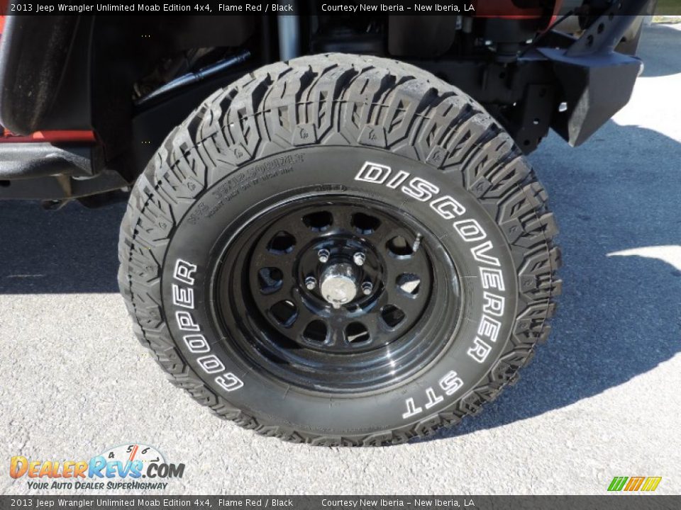 2013 Jeep Wrangler Unlimited Moab Edition 4x4 Flame Red / Black Photo #23
