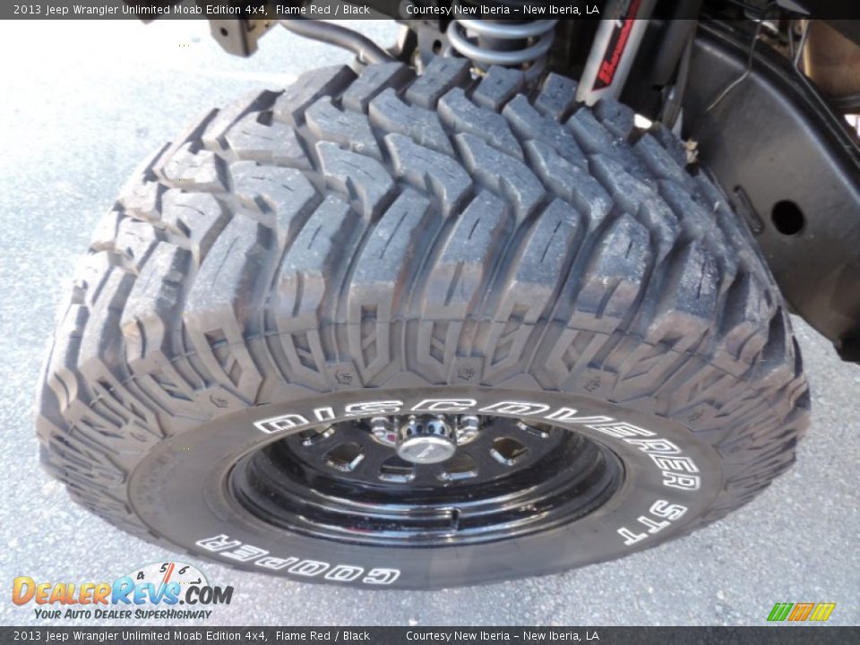 2013 Jeep Wrangler Unlimited Moab Edition 4x4 Flame Red / Black Photo #24