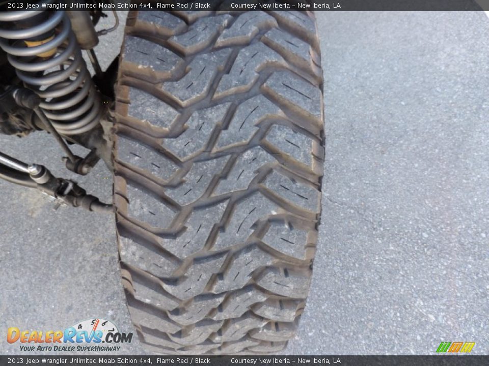 2013 Jeep Wrangler Unlimited Moab Edition 4x4 Flame Red / Black Photo #25