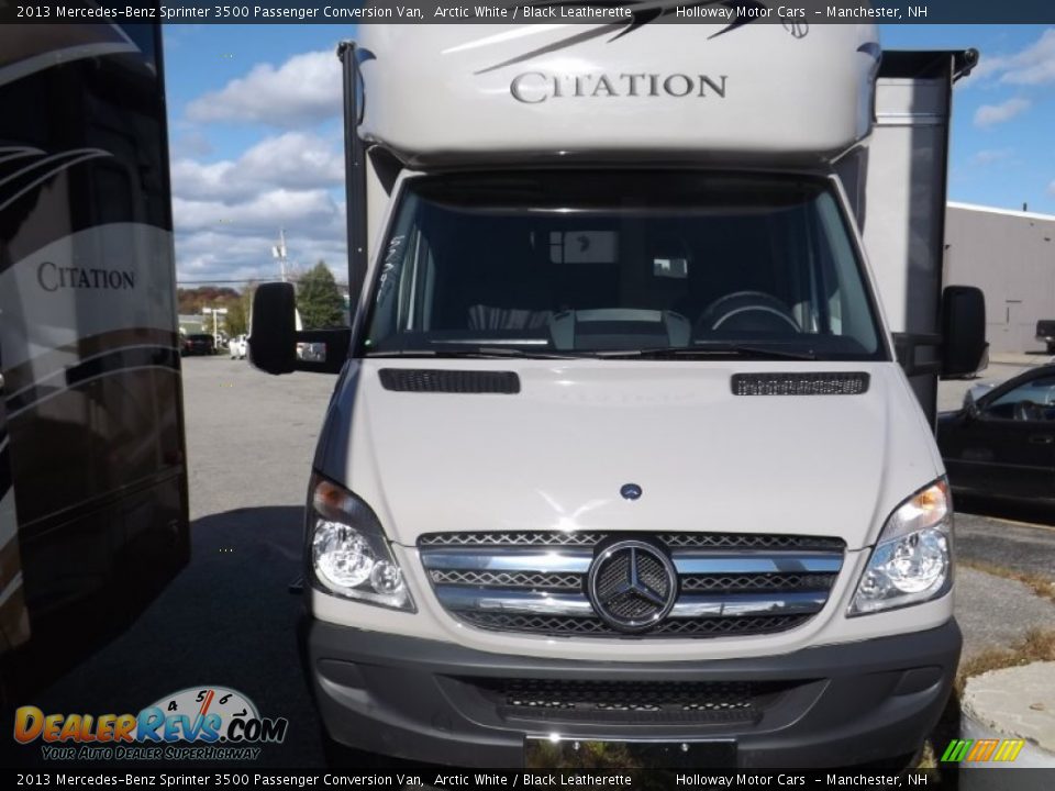 2013 Mercedes-Benz Sprinter 3500 Passenger Conversion Van Arctic White / Black Leatherette Photo #2