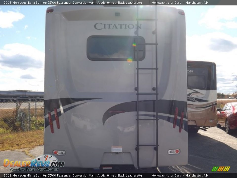 2013 Mercedes-Benz Sprinter 3500 Passenger Conversion Van Arctic White / Black Leatherette Photo #4