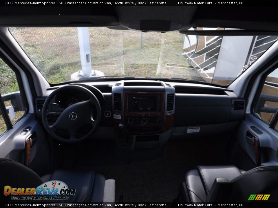 2013 Mercedes-Benz Sprinter 3500 Passenger Conversion Van Arctic White / Black Leatherette Photo #8