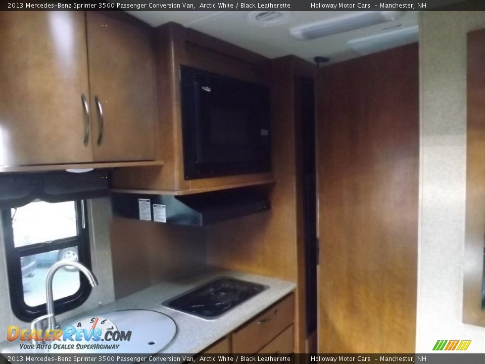 2013 Mercedes-Benz Sprinter 3500 Passenger Conversion Van Arctic White / Black Leatherette Photo #10