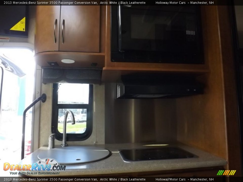 2013 Mercedes-Benz Sprinter 3500 Passenger Conversion Van Arctic White / Black Leatherette Photo #12