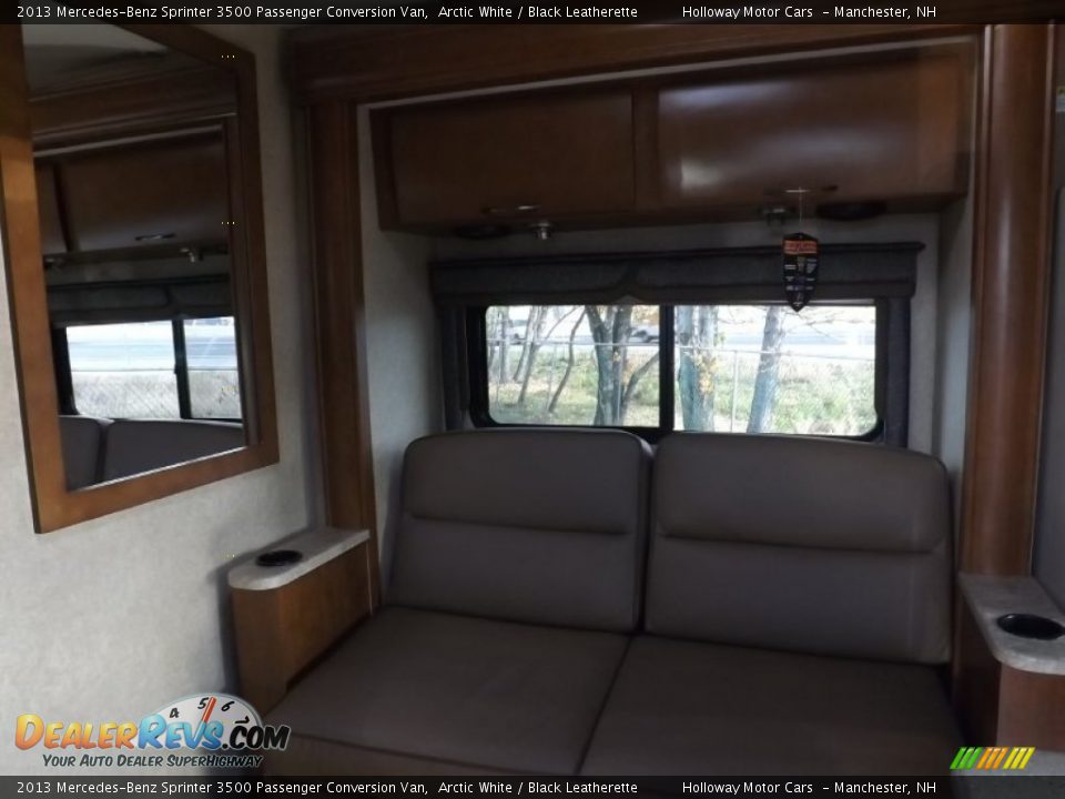 2013 Mercedes-Benz Sprinter 3500 Passenger Conversion Van Arctic White / Black Leatherette Photo #14