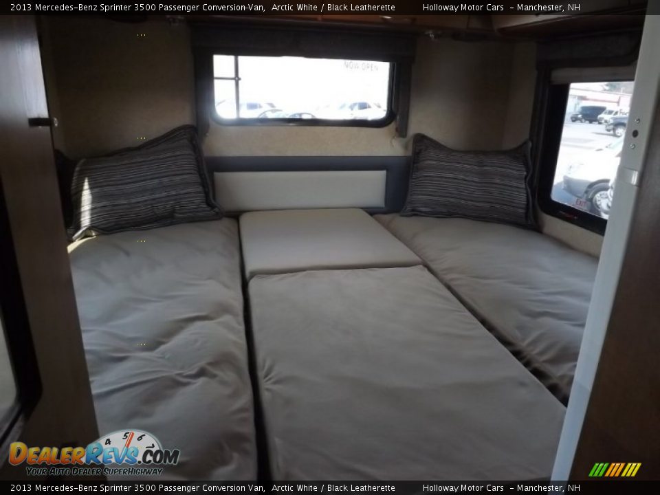 2013 Mercedes-Benz Sprinter 3500 Passenger Conversion Van Arctic White / Black Leatherette Photo #15
