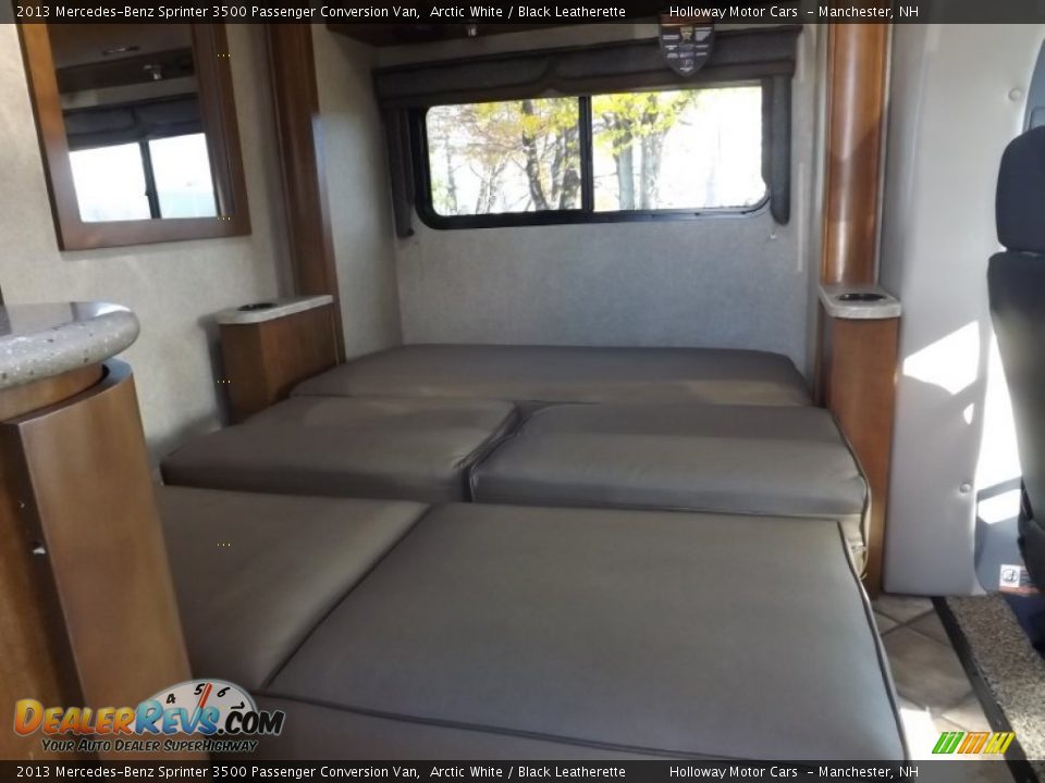 2013 Mercedes-Benz Sprinter 3500 Passenger Conversion Van Arctic White / Black Leatherette Photo #17
