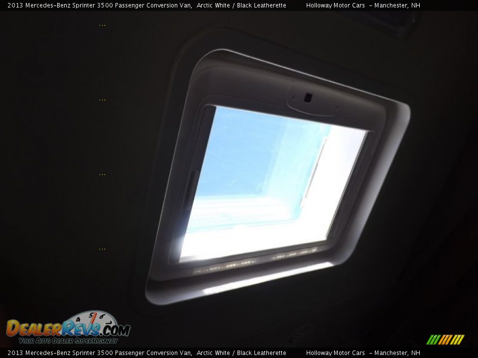 2013 Mercedes-Benz Sprinter 3500 Passenger Conversion Van Arctic White / Black Leatherette Photo #18