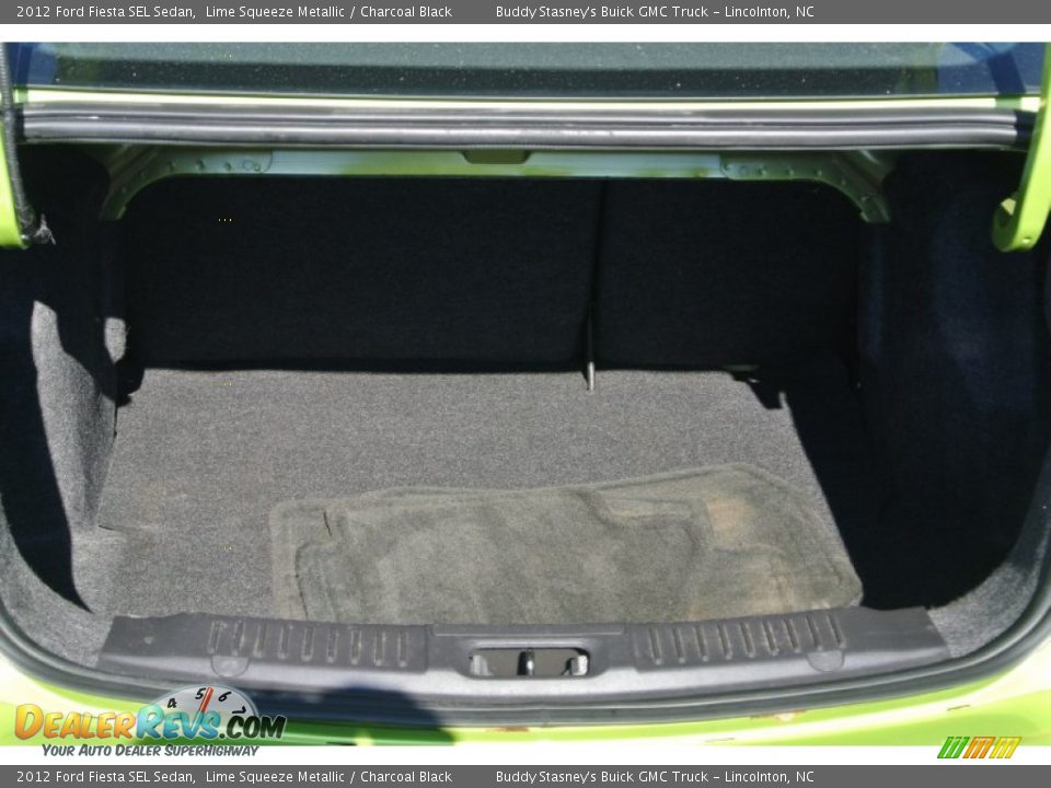 2012 Ford Fiesta SEL Sedan Lime Squeeze Metallic / Charcoal Black Photo #21