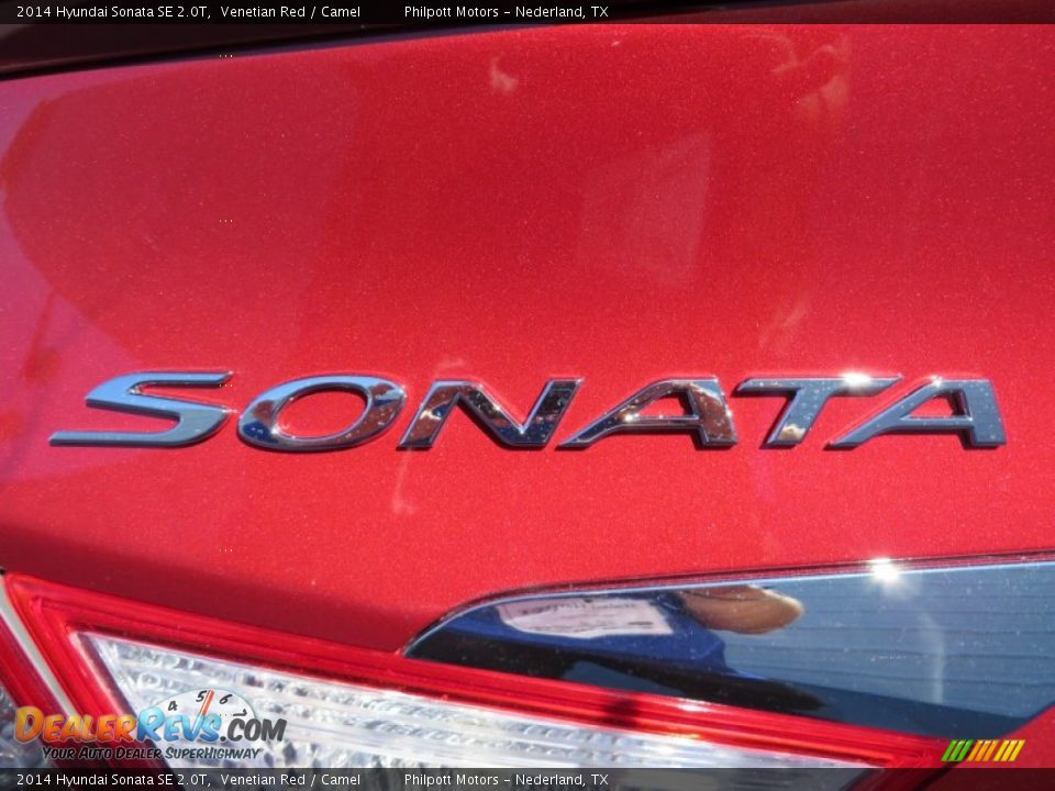 2014 Hyundai Sonata SE 2.0T Venetian Red / Camel Photo #14