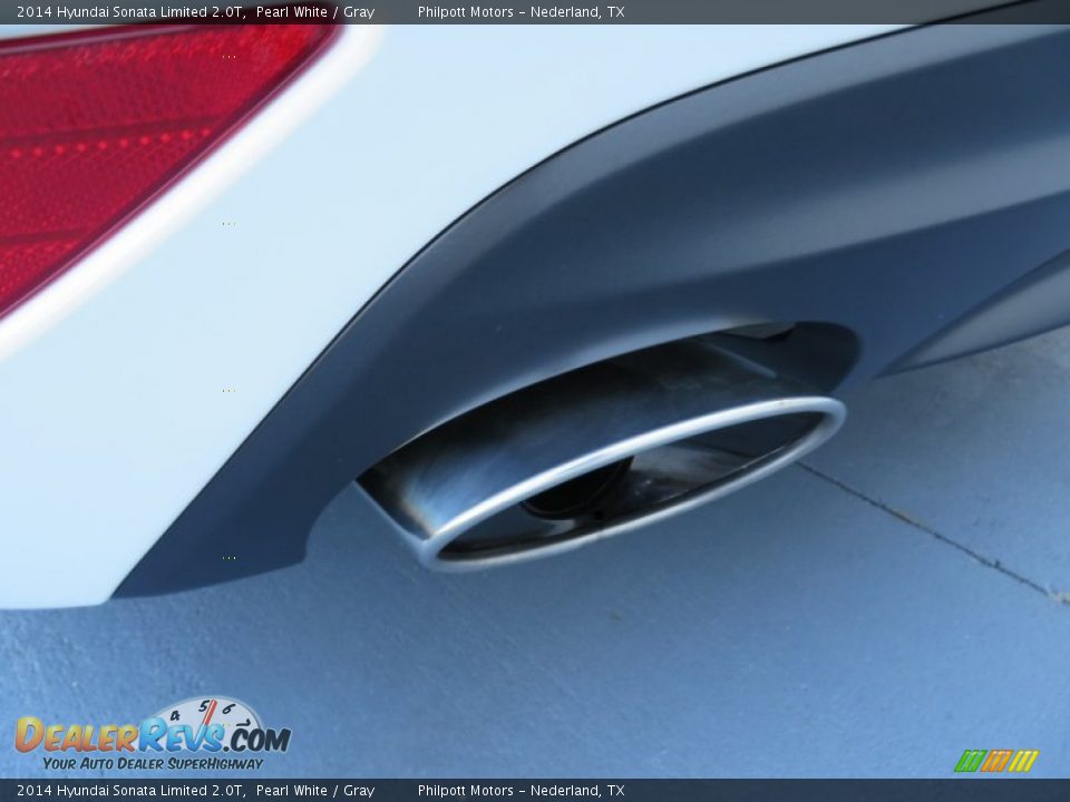 2014 Hyundai Sonata Limited 2.0T Pearl White / Gray Photo #13