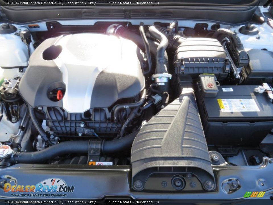 2014 Hyundai Sonata Limited 2.0T Pearl White / Gray Photo #18