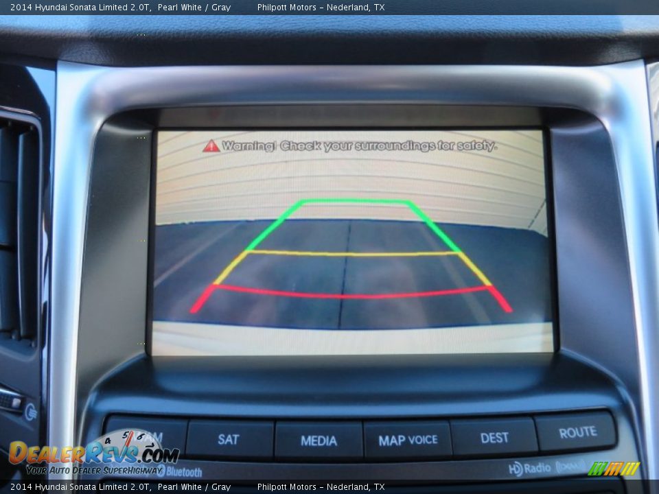 2014 Hyundai Sonata Limited 2.0T Pearl White / Gray Photo #33