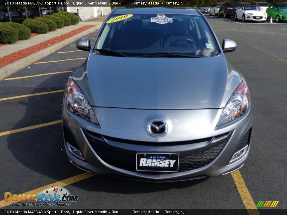2010 Mazda MAZDA3 s Sport 4 Door Liquid Silver Metallic / Black Photo #2