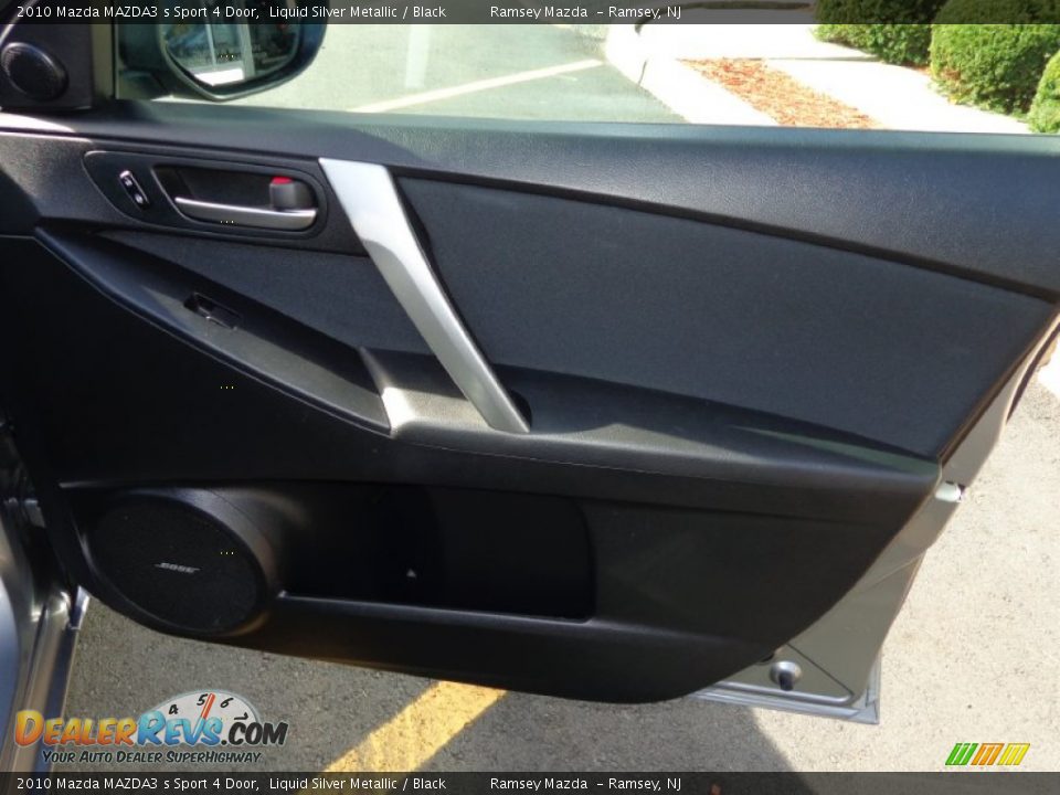 2010 Mazda MAZDA3 s Sport 4 Door Liquid Silver Metallic / Black Photo #12