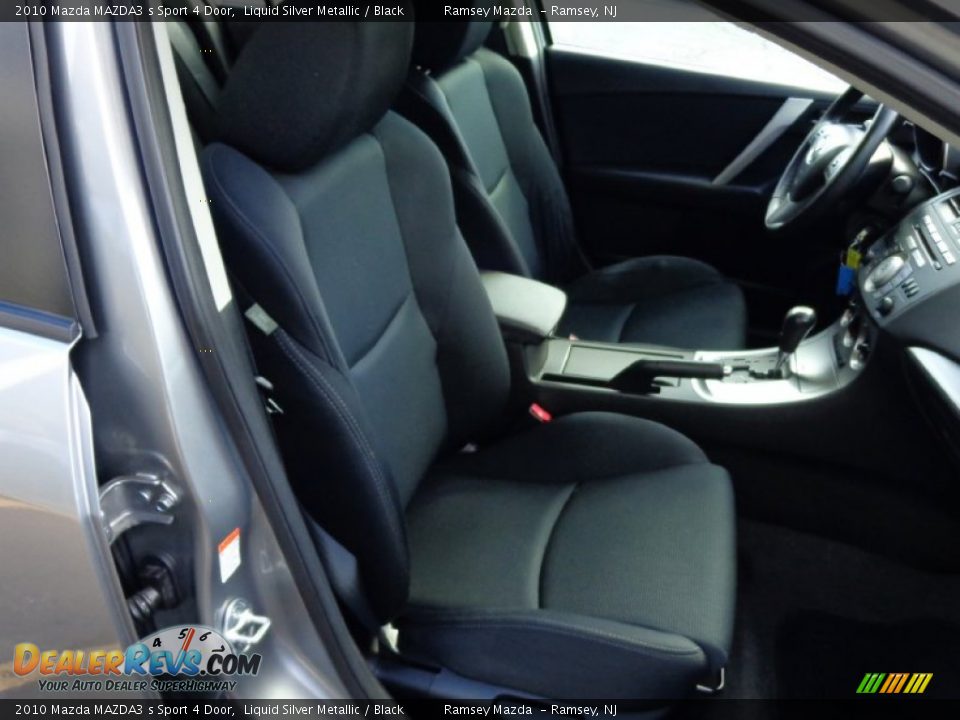 2010 Mazda MAZDA3 s Sport 4 Door Liquid Silver Metallic / Black Photo #14