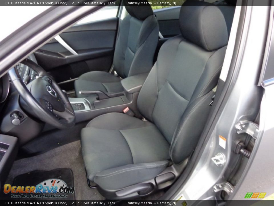2010 Mazda MAZDA3 s Sport 4 Door Liquid Silver Metallic / Black Photo #22
