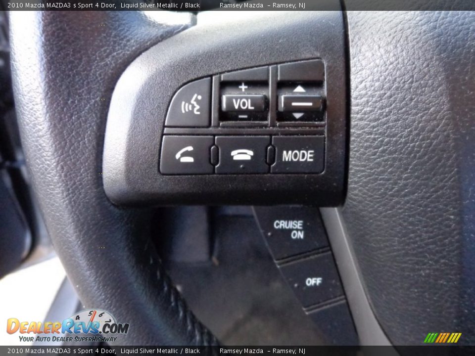 2010 Mazda MAZDA3 s Sport 4 Door Liquid Silver Metallic / Black Photo #25