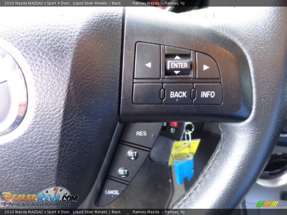2010 Mazda MAZDA3 s Sport 4 Door Liquid Silver Metallic / Black Photo #26