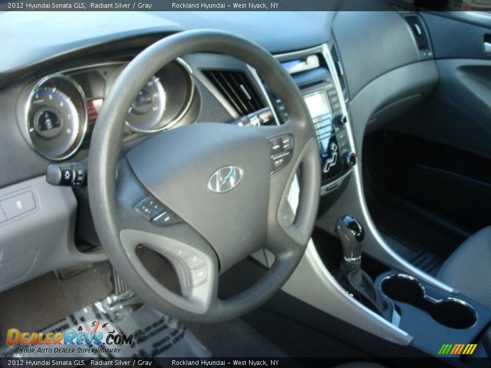 2012 Hyundai Sonata GLS Radiant Silver / Gray Photo #9