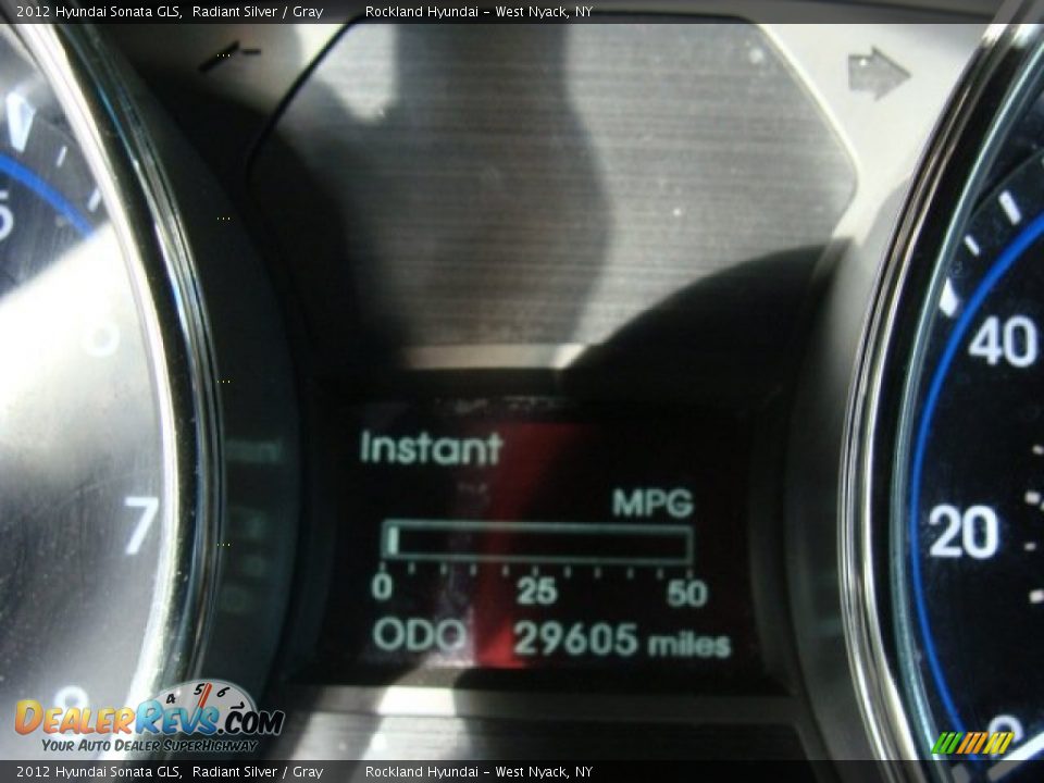 2012 Hyundai Sonata GLS Radiant Silver / Gray Photo #16
