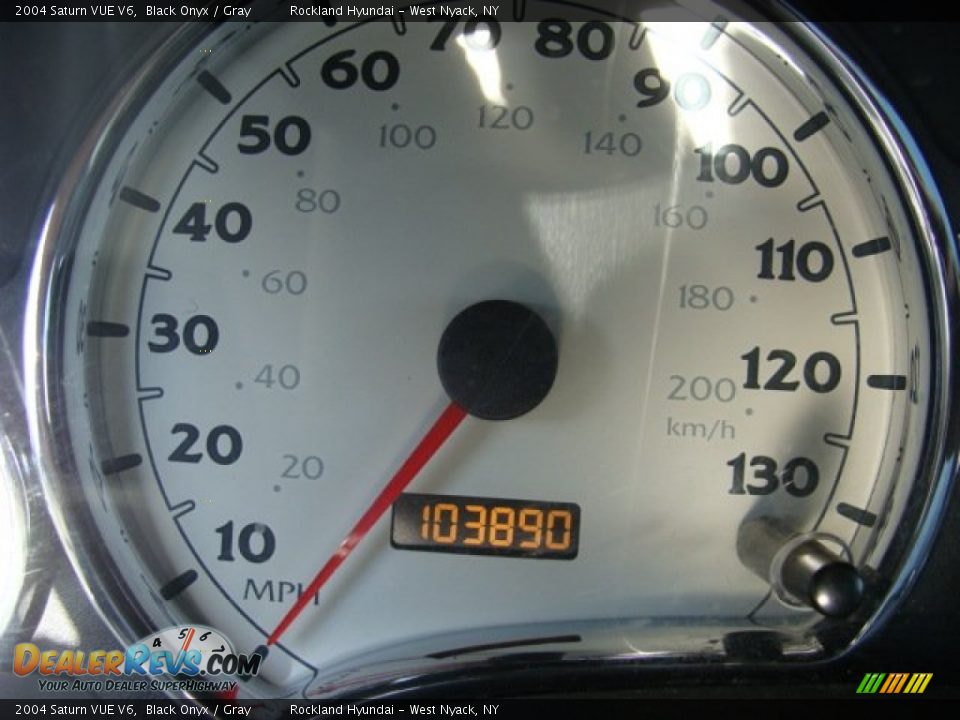 2004 Saturn VUE V6 Black Onyx / Gray Photo #14