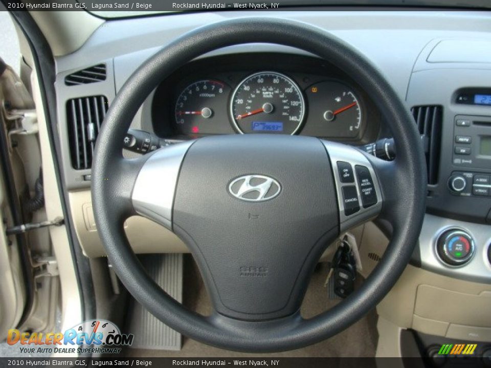 2010 Hyundai Elantra GLS Laguna Sand / Beige Photo #13