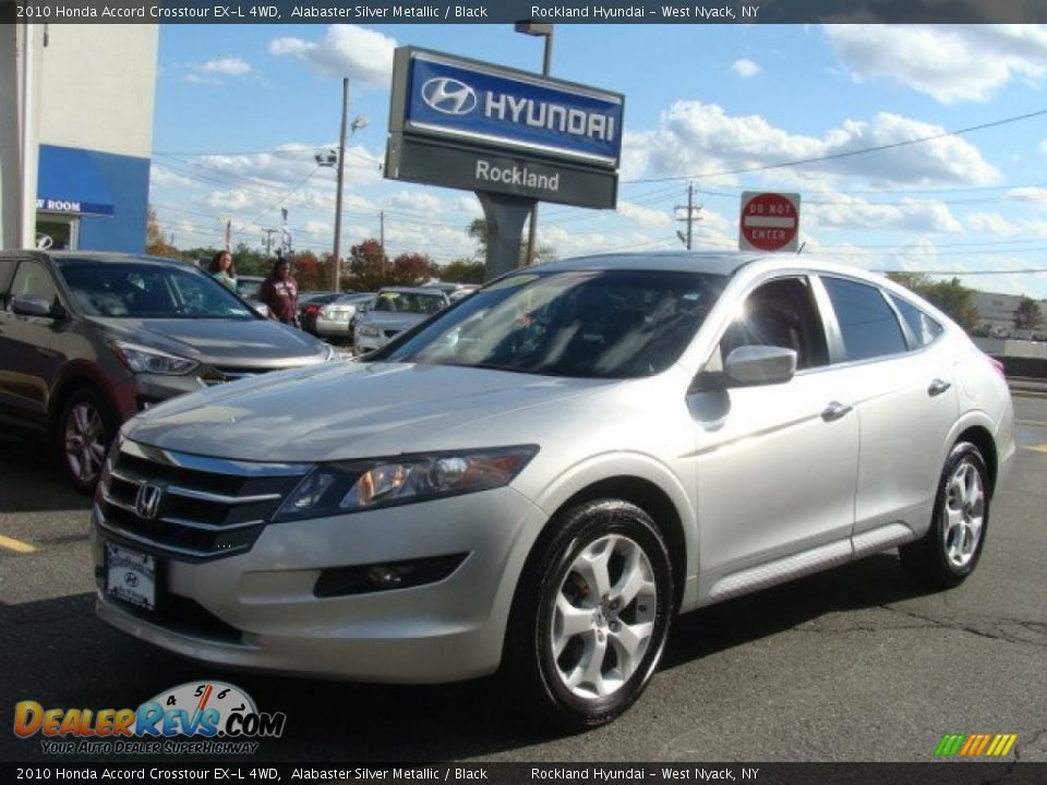 2010 Honda Accord Crosstour EX-L 4WD Alabaster Silver Metallic / Black Photo #1