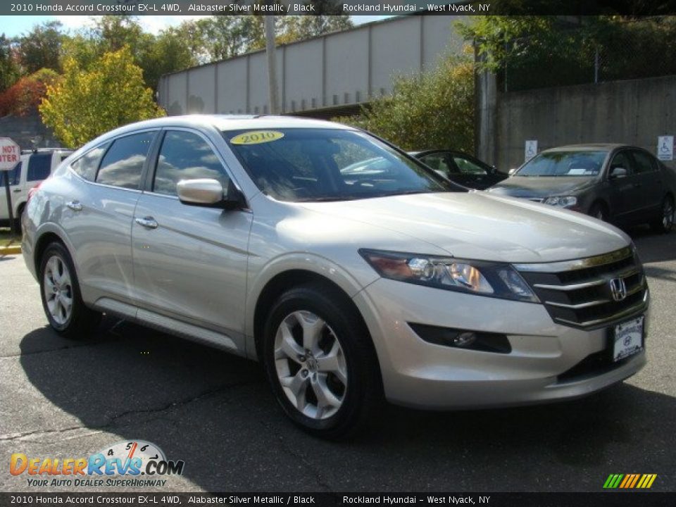 2010 Honda Accord Crosstour EX-L 4WD Alabaster Silver Metallic / Black Photo #3